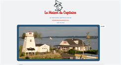 Desktop Screenshot of lamaisonducapitaine.com
